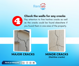 Tips #4 Check the walls for any cracks